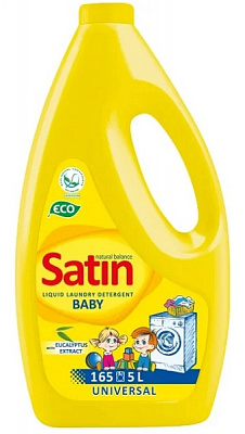 Гель для машинного та ручного прання Satin Natural Balance 5 л