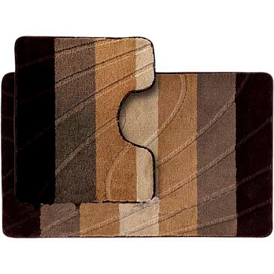 Набір килимків Dariana ColorLine коричневий