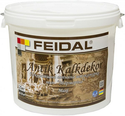 Декоративная штукатурка Feidal Antik Kalkdekor maxi 20 кг белый
