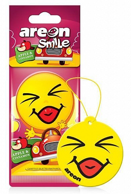 Ароматизатор на зеркало Areon Смайл Яблоко-корица
