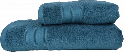Полотенце махровое Yoruk 50x90 см синий бархат La Nuit 