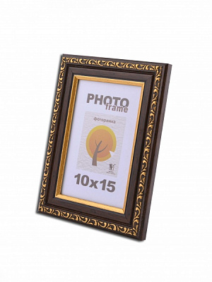 Рамка для фото Velista 30M-1198Nv 1 фото 10x15 см коричневый с золотистым 