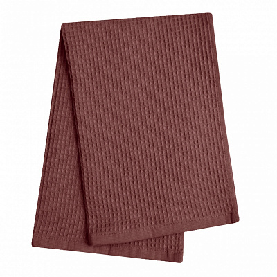 Полотенце вафельное 240 г/м2 70x140 см шоколад IDEAL TEXTILE