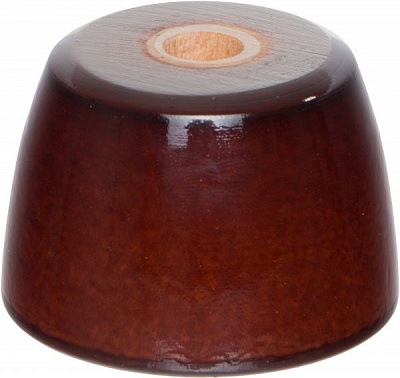 Меблева ніжка №2 d56x40 мм коричневая