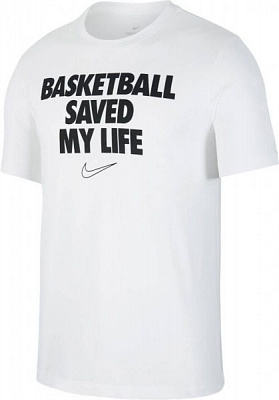 Футболка Nike M NK DRY TEE VERB MY LIFE CD1103-100 L белый
