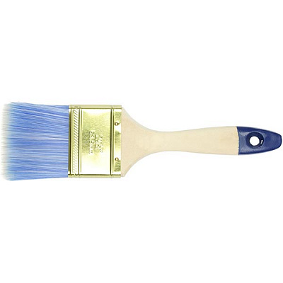 Кисть флейцевая Hardy профи 2,5 синяя 60 мм 0204-427125
