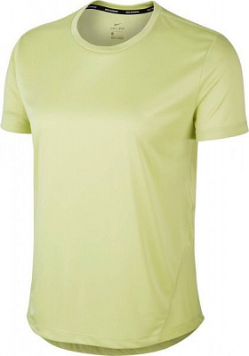 Футболка Nike W NK MILER TOP SS AJ8121-367 S салатовый
