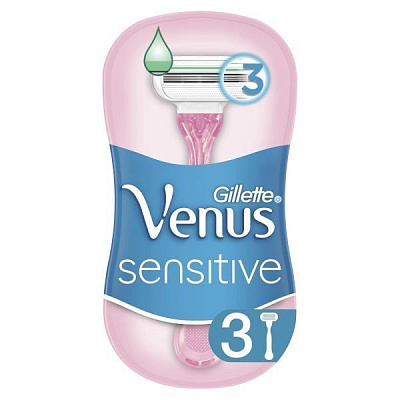 Станки одноразовые Gillette Venus Smooth Sensitive 3 шт.