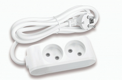 Удлинитель Panasonic X-tendia без заземления 2 гн. серый 5 м 480800100 