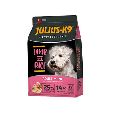Корм сухой для всех пород JULIUSК-9 ADULТ с ягненком 3 кг