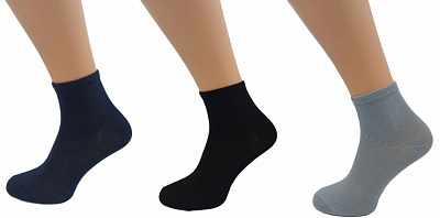 Набір шкарпеток чоловічих Sensio р.38-42 синій/чорний/сірий 3 шт.
