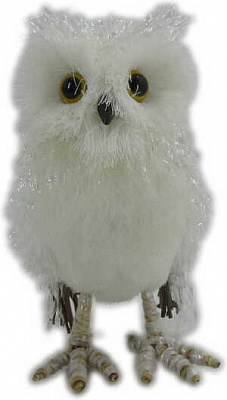 Декорация новогодняя New Star сова блестящая 17 см 