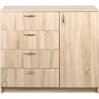 Комод Ровер-Ресурс К-4+1 1000x900x380 мм дуб сонома трюфель