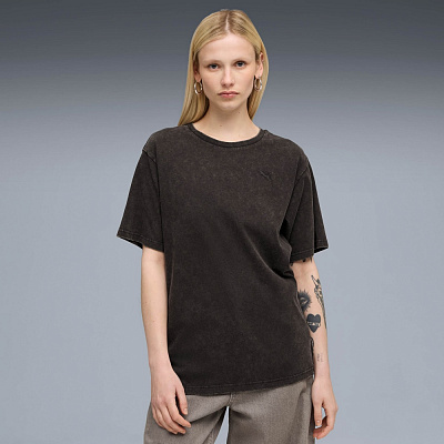 Футболка Puma ESS ELEVATED Relaxed Wash Tee 68810201 р.XS черный