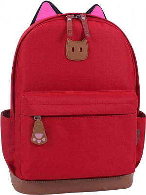 Рюкзак з вушками червоний 54566