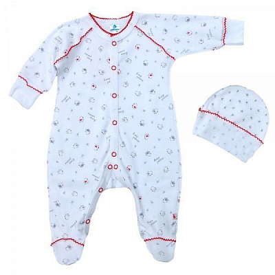 Комплект дитячого одягу Minikin білий р.56 174103