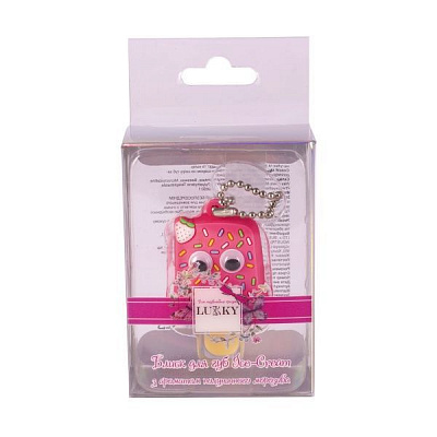 Бальзам для губ Lukky Ice-cream з ароматом полуничного морозива Т16147