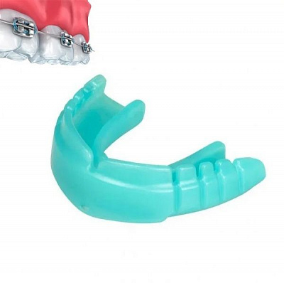 Капа Opro Snap-Fit FOR BRACES мятная р. универсальный 