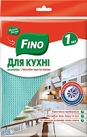 Серветка універсальна Fino з мікрофібри для кухні 1 шт./уп. бірюзовий