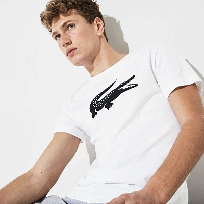 Футболка Lacoste TH3377AU8 р. 5 белый