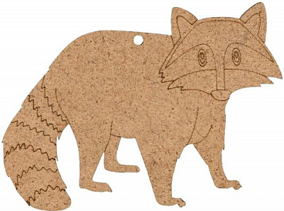 Заготовка Енот 10x7,5 см 5 шт. Rosa Talent 