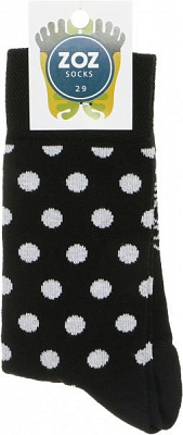 Шкарпетки ZOZ Limited edition LE-04 р. 29 чорно-білий