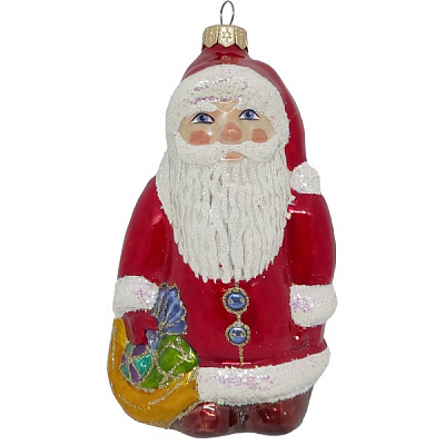 Игрушка на елку Дед Мороз разноцветный 2083-1