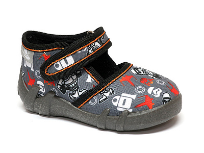 Тапочки детские RenBut Галактика р.22 серый 13-105_P-1581-22 