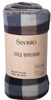 Плед BLU-GREY CELL 160x200 см мультиколор Sensio
