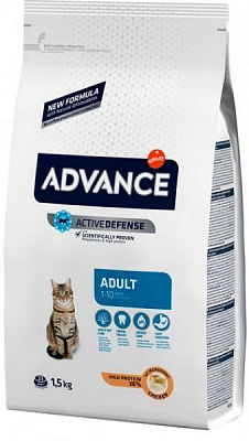 Корм Advance с курицей и рисом 1,5 кг