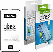 Защитное стекло ColorWay 9H FC Glue Black для Apple iPhone 14 Plus (CW-GSFGAI14M-BK) 