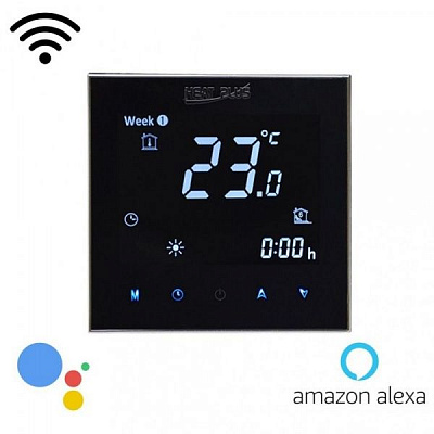 Терморегулятор Heat Plus BHT 2000 Wi-Fi черный