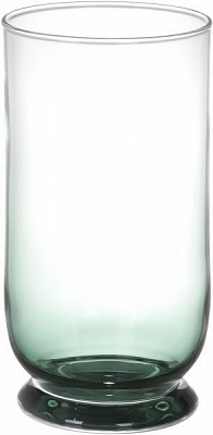 Ваза Омбре, d12хh23см, зелена Wrzesniak Glassworks