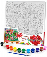 Роспись на холсте Danko Toys 31х31 см Цветочные феи PX-05-05