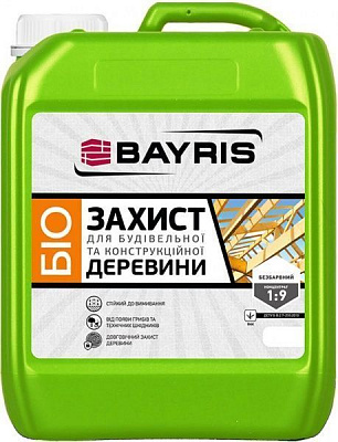 Ґрунт Bayris для конструкційної деревини Концентрат 1:9 безбарвний 1 л