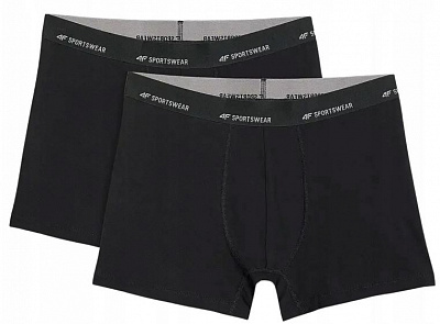 Набор трусов мужские 4F 2 шт 4FWMM00UBXSM080-20S S черный