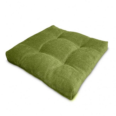 Подушка декоративна стебана оливкова