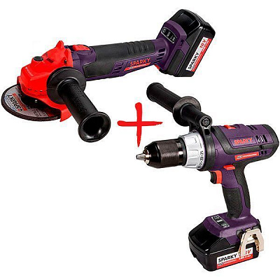 Набор акуммуляторного инструмента Sparky BUR2 18Li HD + M 18Li HD