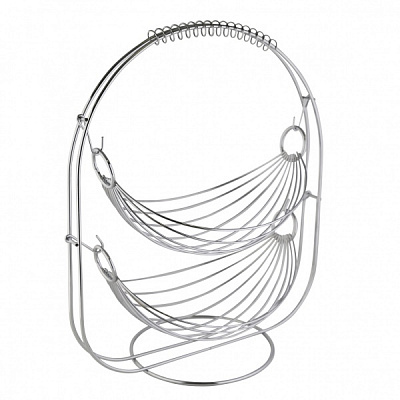 Фруктовниця хром c 2 підвісними кошиками 36x42x20,5 см 124640 Axentia