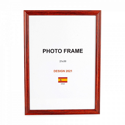 Рамка для фото 1 фото 21х30 см червоне дерево