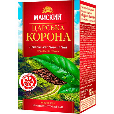 Чай чорний Майский Царська Корона (4820018730111)