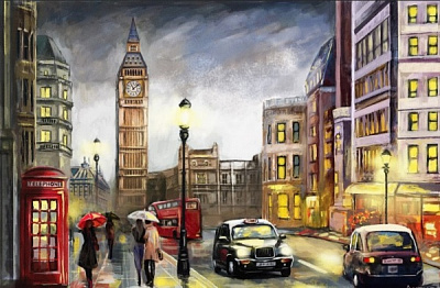 Картина на полотні London 55x80 см ТЕРРАВОЛ