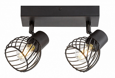 Спот Rabalux Aberama 2x10 Вт E14 чорний 73002
