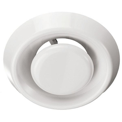 Анемостат Вентс А 80 ВР пластик белый 