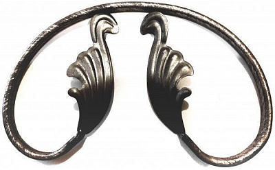 Завиток Гефест з листям 220х150мм 01.521