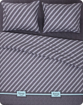 Комплект постельного белья Слип 1,5 темно-серый La Nuit 