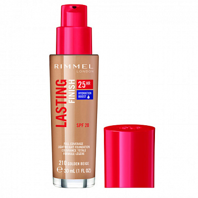 Тональная основа Rimmel London Lasting Finish 25H 210 30 мл