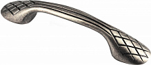 Мебельная ручка скоба Kerron RS-010-96 BAZ 96 мм состаренное серебро