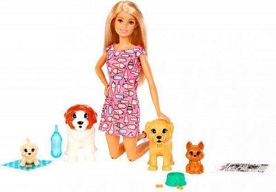 Ігровий набір Barbie Дитячий садок цуценят FXH08