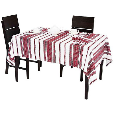 Комплект столовый 16,3 140x190 см красный Эдельвика 